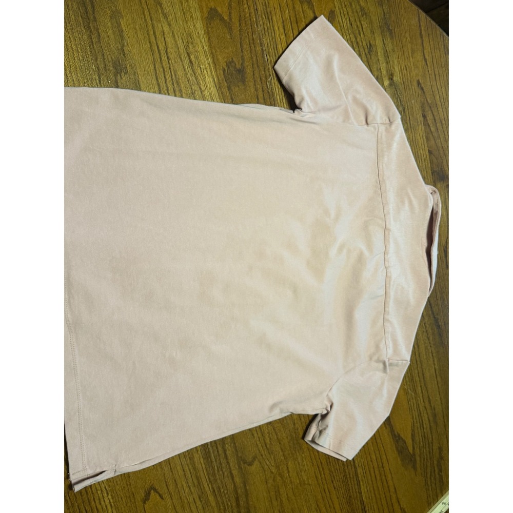 Marc Asher New York Mens Short Sleeve Button Down Shirt Dusty Rose Pink Size M - Picture 7 of 7